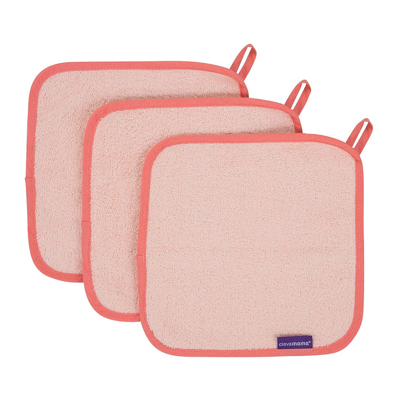 Bamboo Baby Washcloths (3 S) Coral Grato Bambino Kids Shop